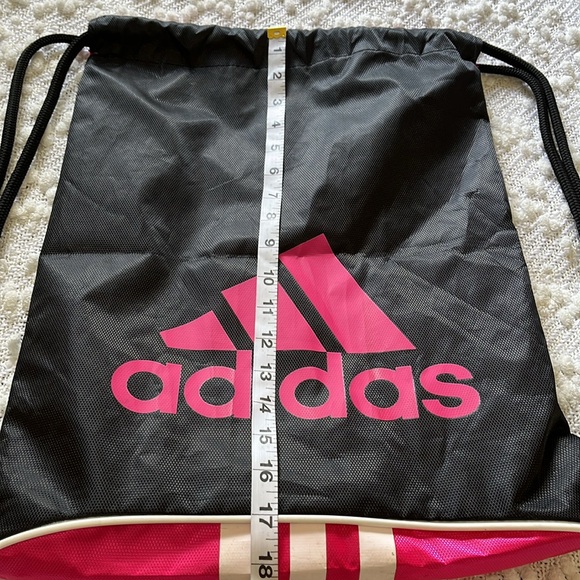 Adidas Sackpack Shocking Pink White Black - Picture 5 of 5